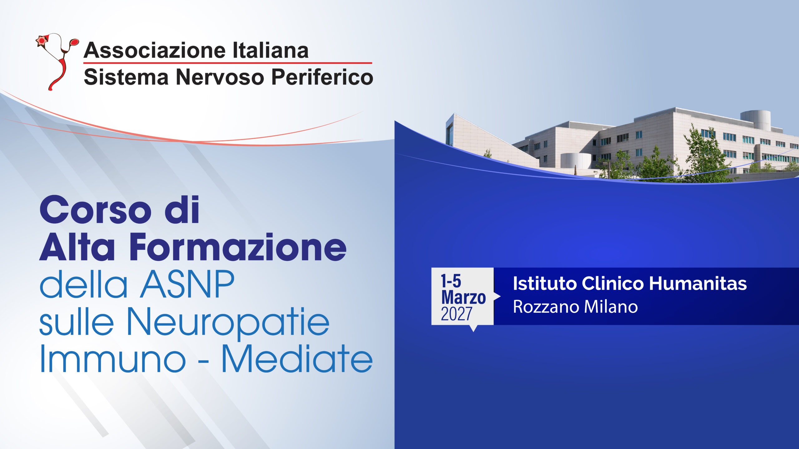 Corso di Alta Formazione ASNP sulle Neuropatie Immuno-Mediate 2026